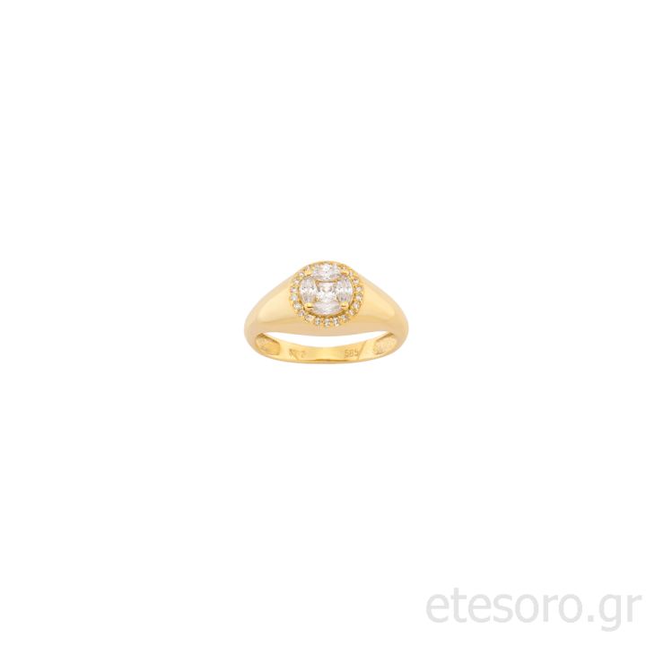 Gold 14K Chevalier Ring